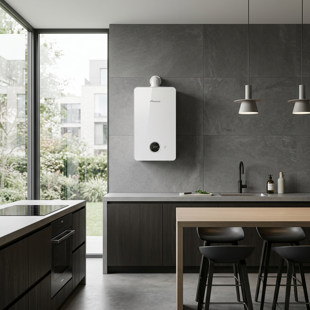 Doğalgaz Tesisatı Modern Mutfak